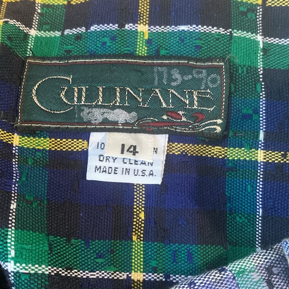 Cullinane Celtic plaid Renaissance vintage skirt, size Medium - Picture 9 of 10